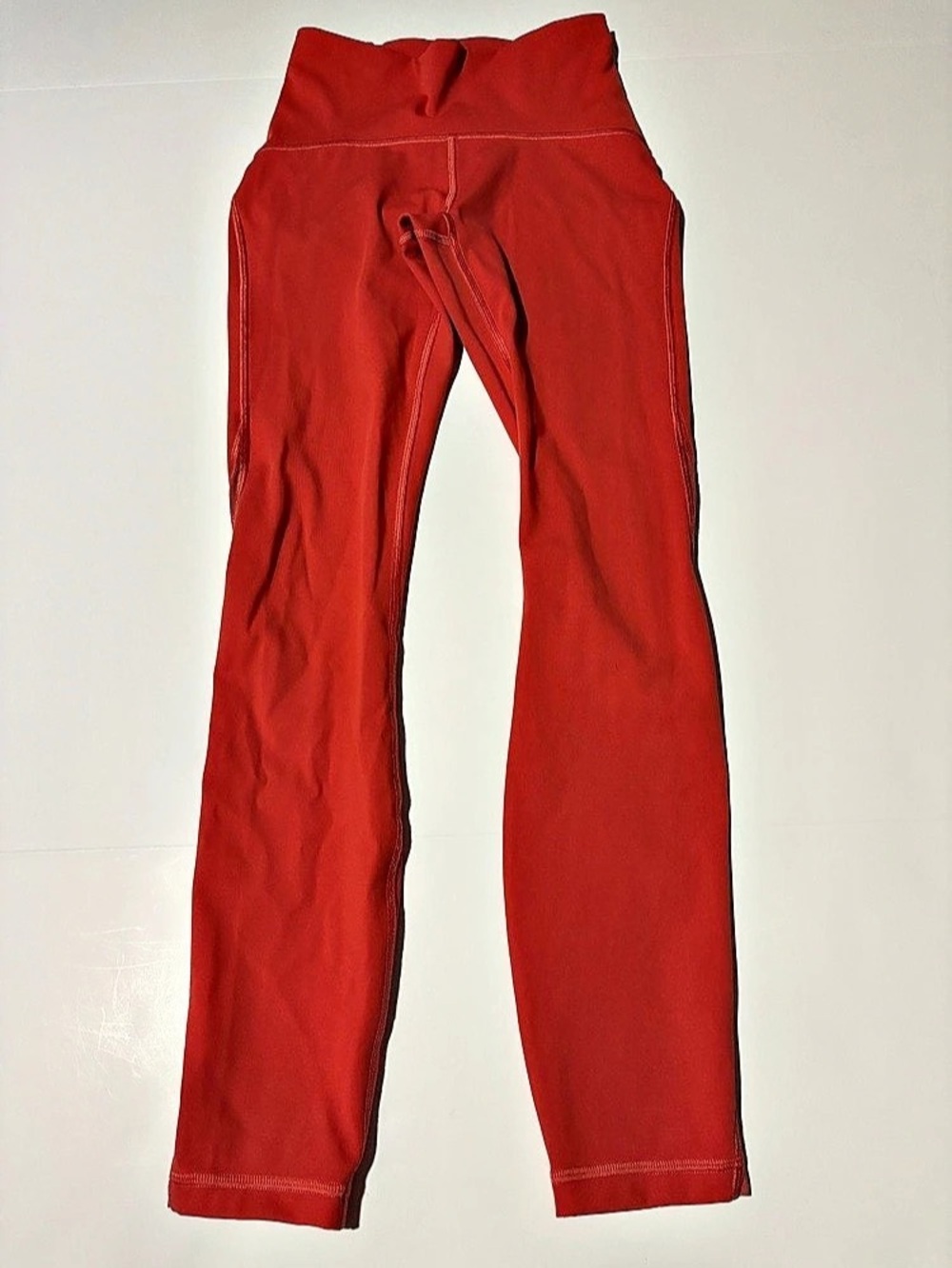 lululemon Train Times 7/8 Pant 25" Rust Red High Rise Leggings - Size 2